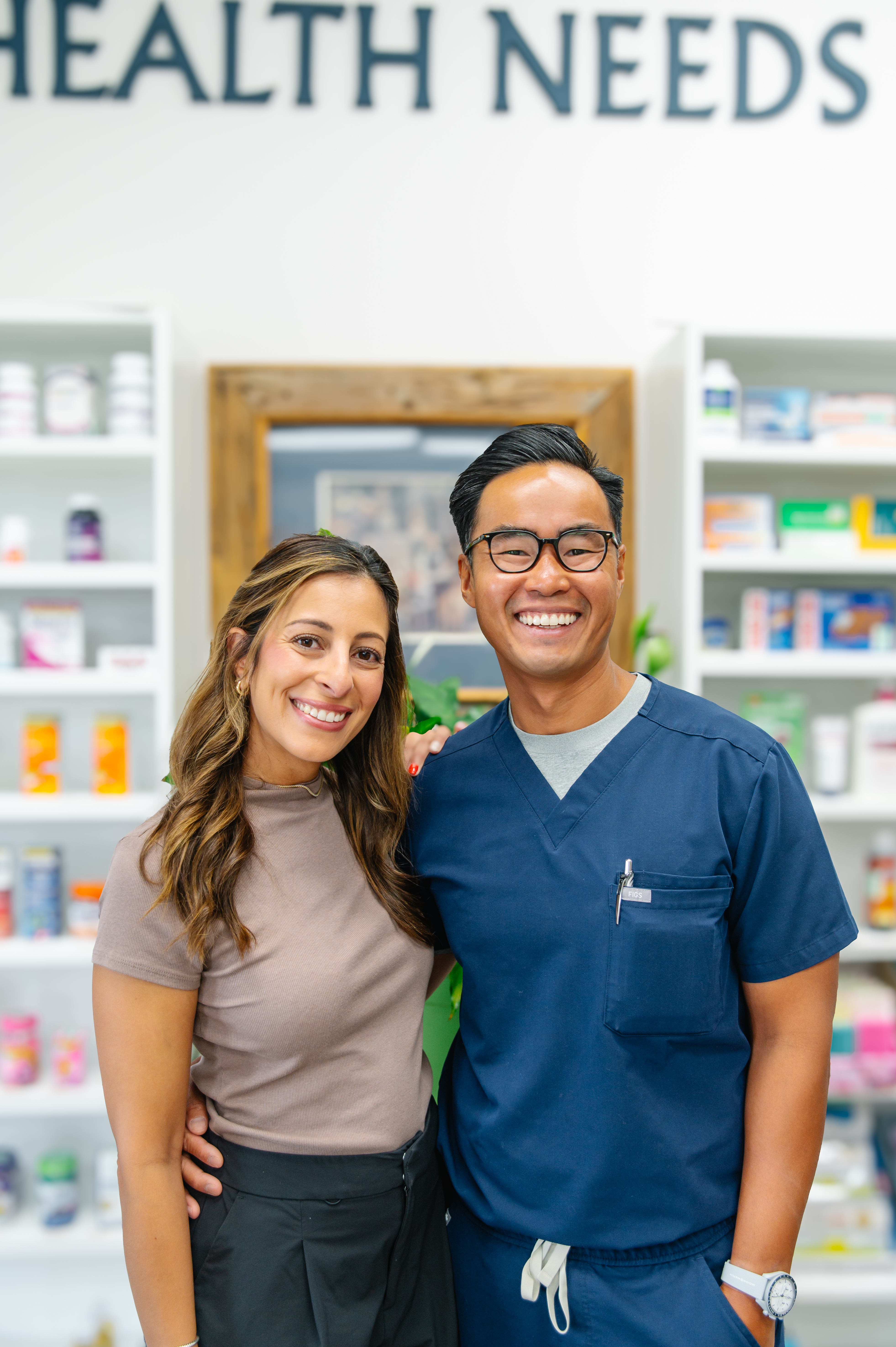 Tala and Hai, owners of Northside Pharmacy in Lafayette, Louisiana